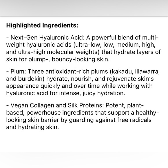 GLOW RECIPE Hyaluronic Hydrating Plum Plump Product VALUE SIZE BNIB - Picture 5 of 9